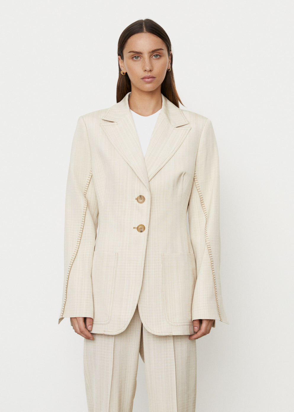 Waisted Stitch Blazer