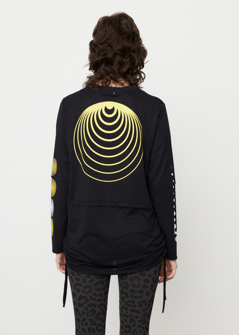 Active Mesh Layered Long Sleeve T-Shirt