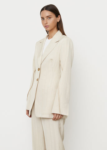 Waisted Stitch Blazer