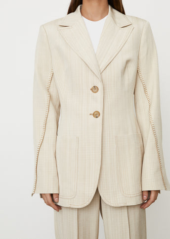Waisted Stitch Blazer