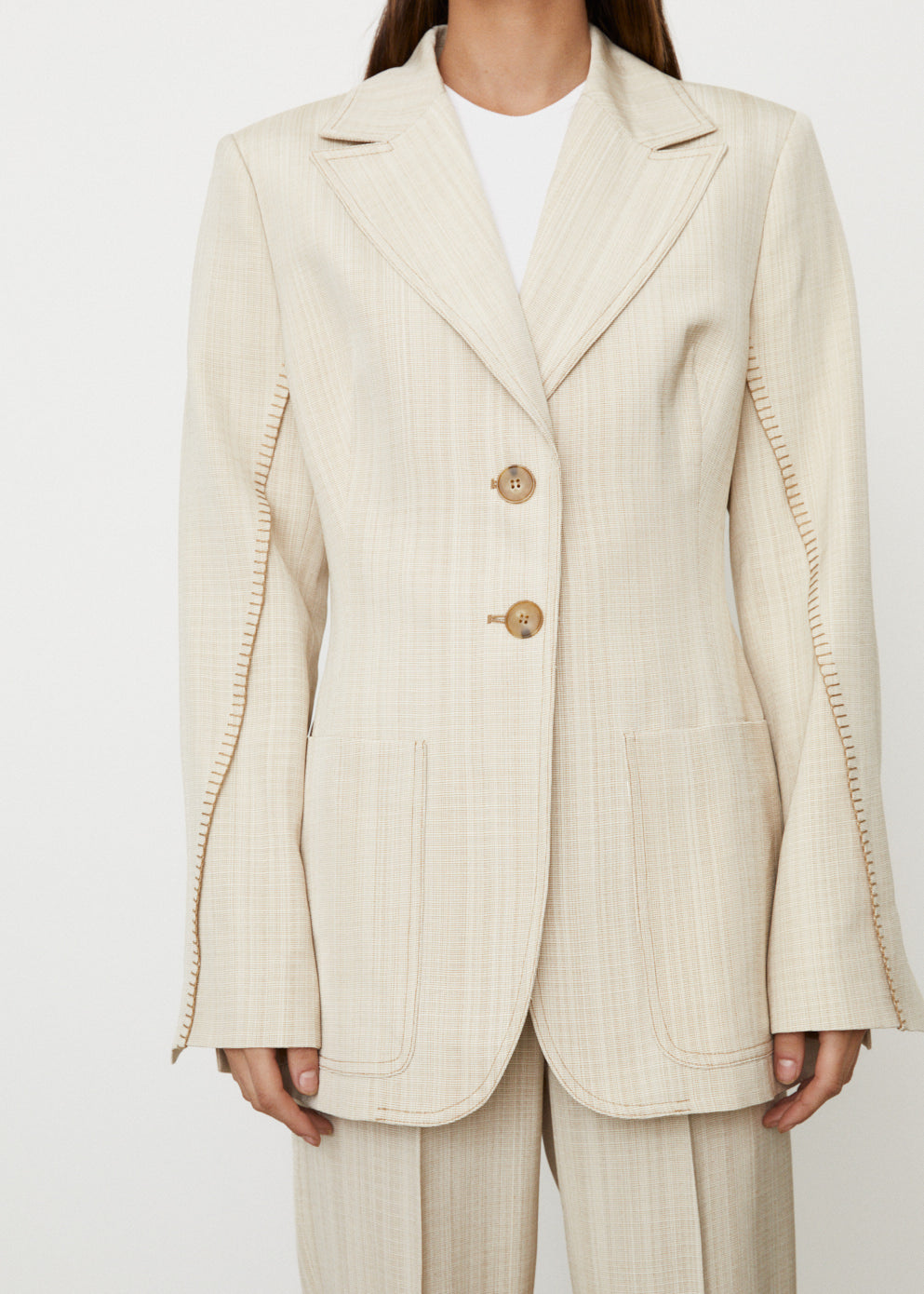 Waisted Stitch Blazer