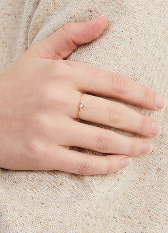 Deco Diamond Ring