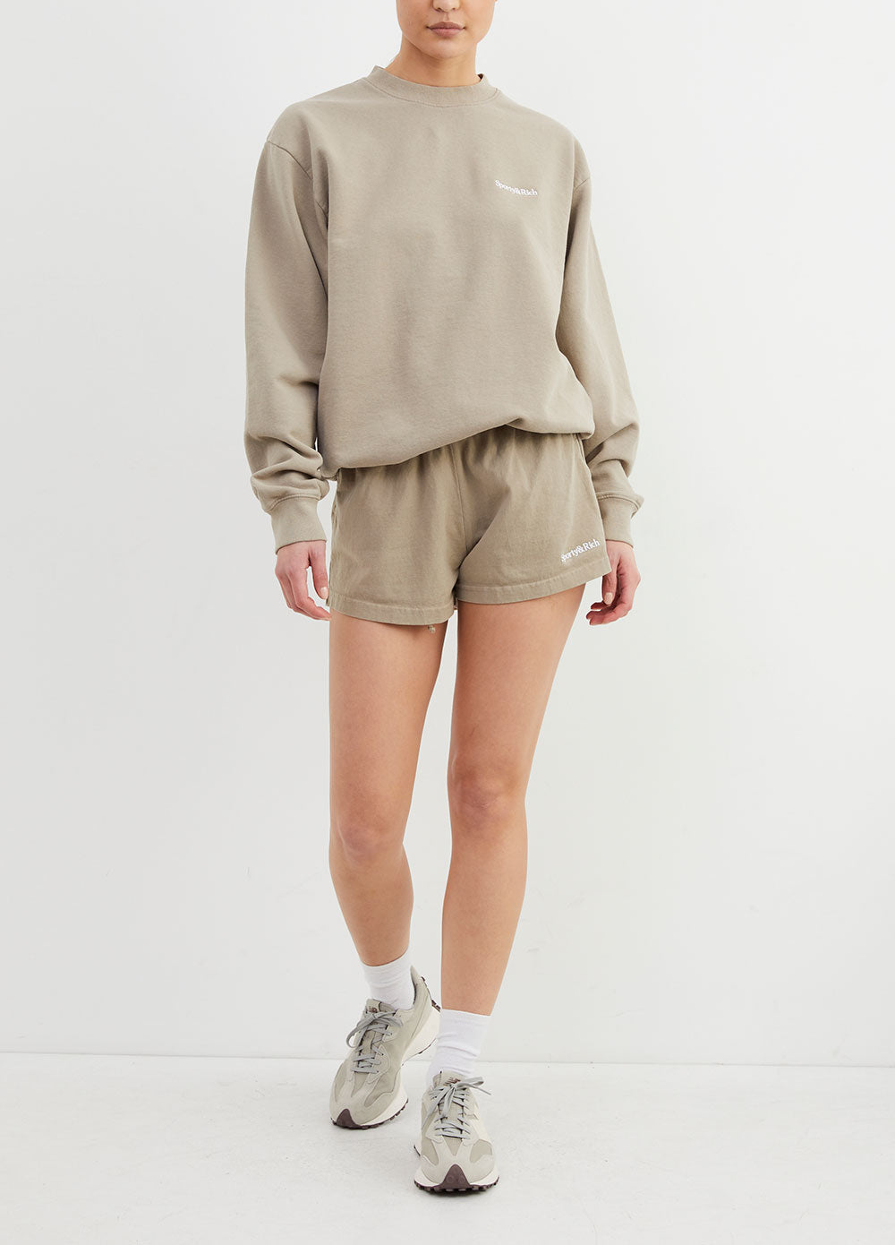 Serif Logo Disco Shorts