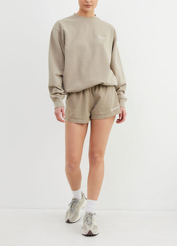Serif Logo Disco Shorts
