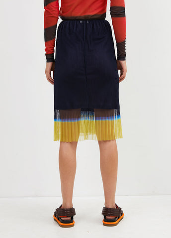 Saree Pleated Skirt