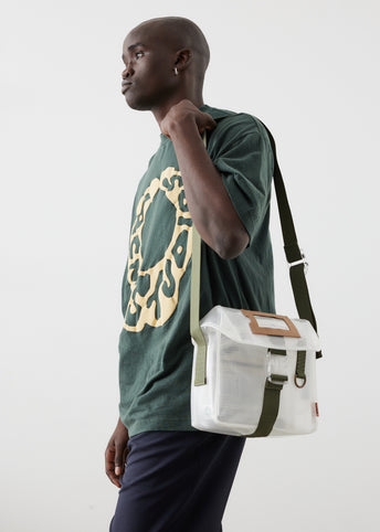 Transparent Midi Messenger Bag