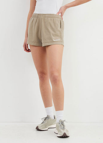 Serif Logo Disco Shorts