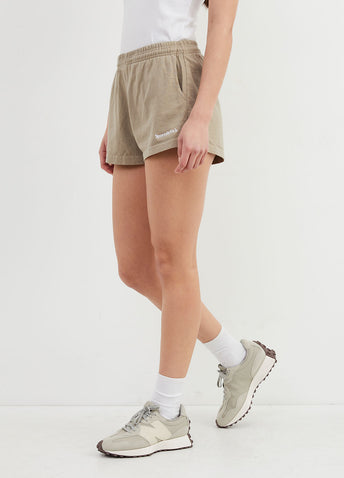 Serif Logo Disco Shorts