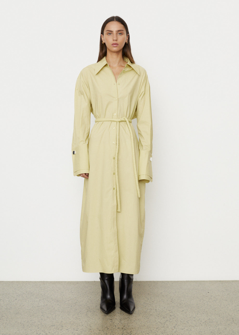 Double Cuff Shirt Dress