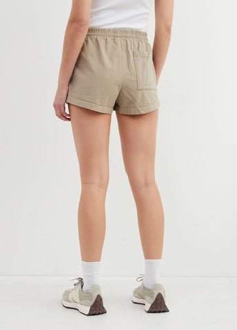 Serif Logo Disco Shorts