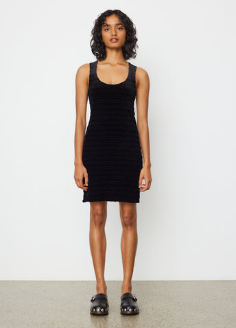 Velvet Smock Mini Dress