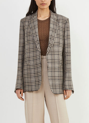 Wide Lapel Blazer