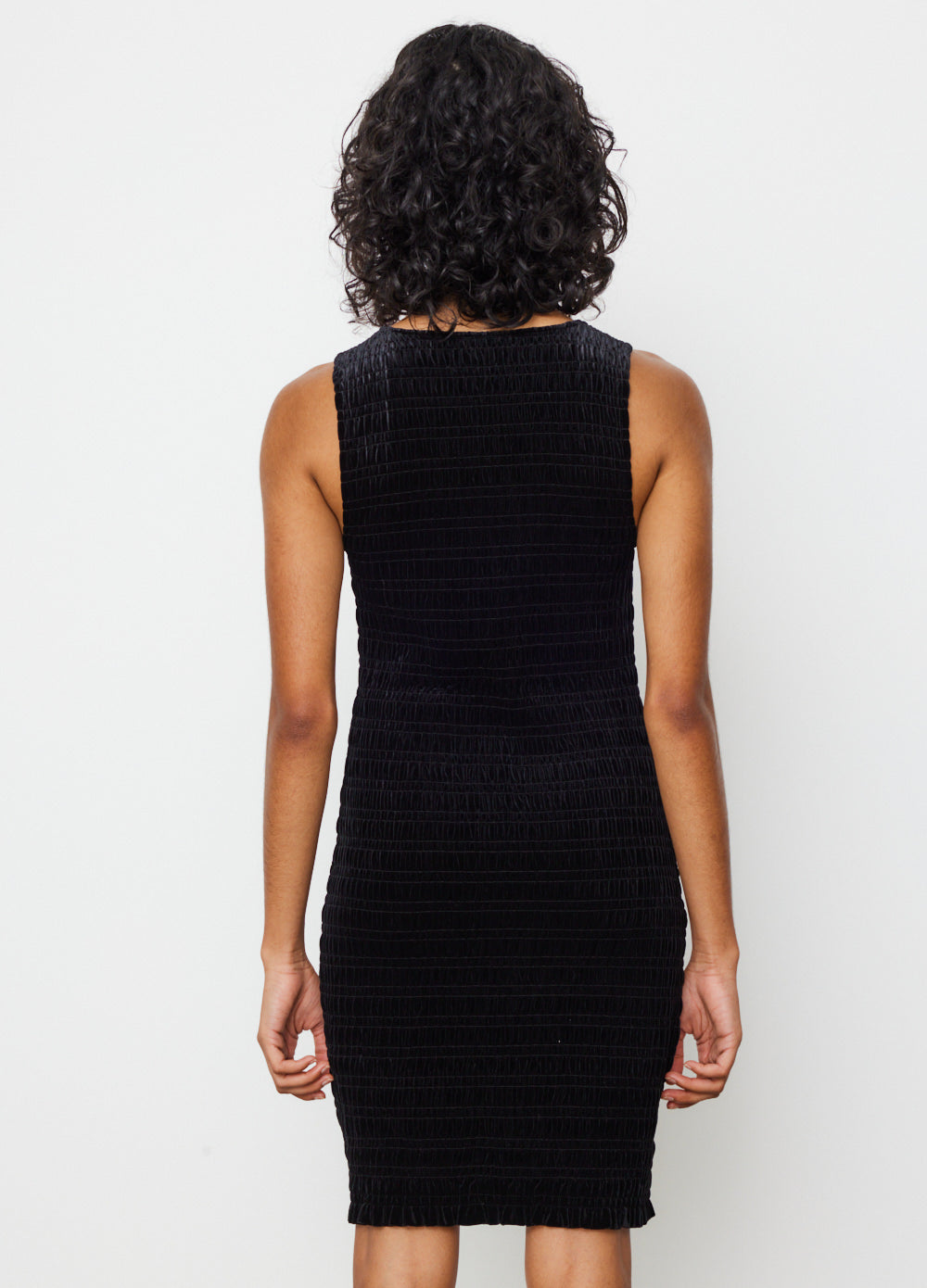 Velvet Smock Mini Dress
