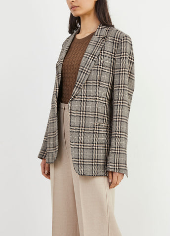 Wide Lapel Blazer