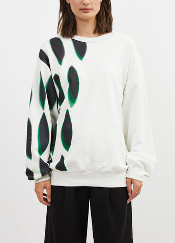 Hextor Printed Oversized Sweatshirt