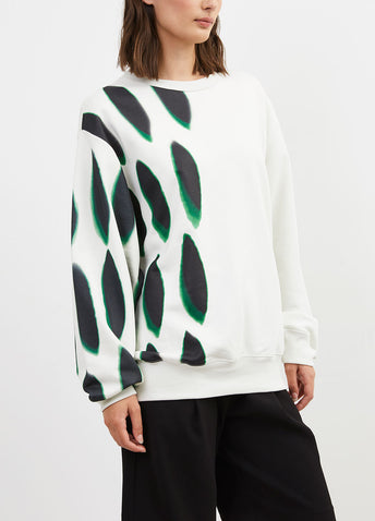 Hextor Printed Oversized Sweatshirt