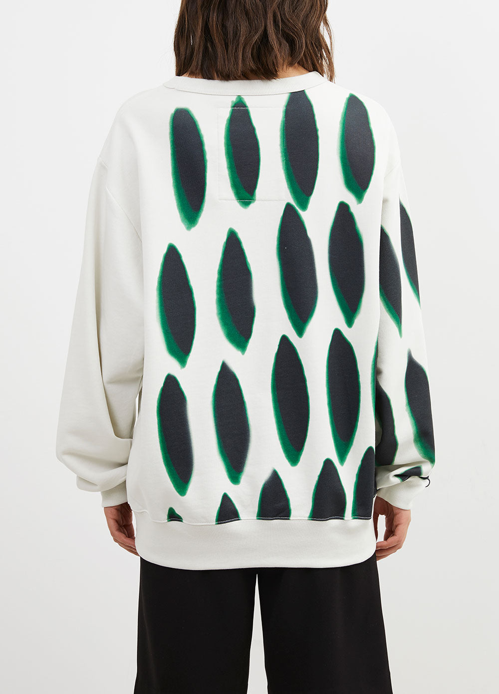 Hextor Printed Oversized Sweatshirt