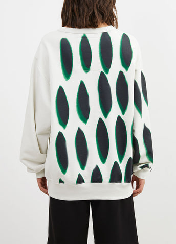 Hextor Printed Oversized Sweatshirt