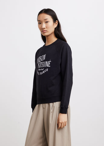 Chillax Fox Patch Classic Sweatshirt