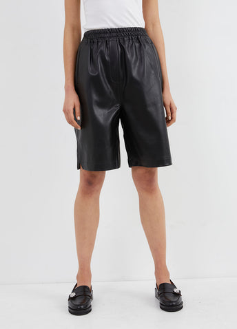 Mae Vegan Leather Shorts