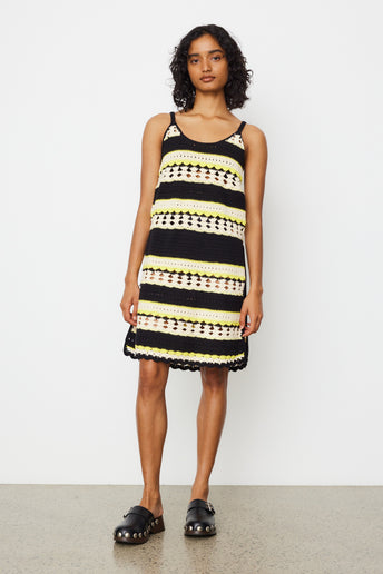Crochet Cover Up Slip Dress