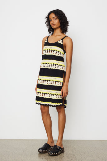 Crochet Cover Up Slip Dress