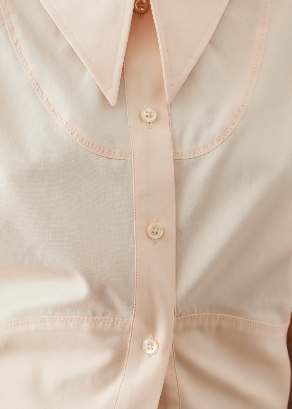 Cropped Sculpted Shirt