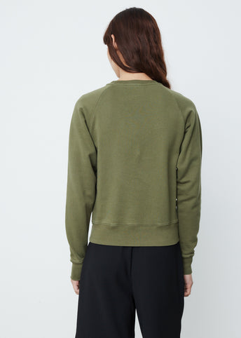 Monochrome Double Fox Head Adjusted Sweatshirt