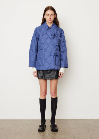 Ripstop Quilt Asymmetric Jacket