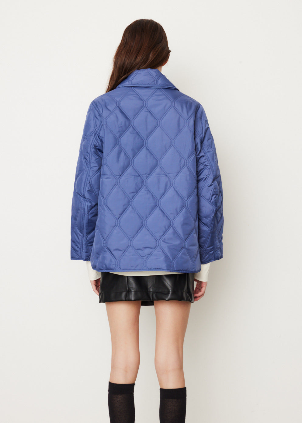 Ripstop Quilt Asymmetric Jacket