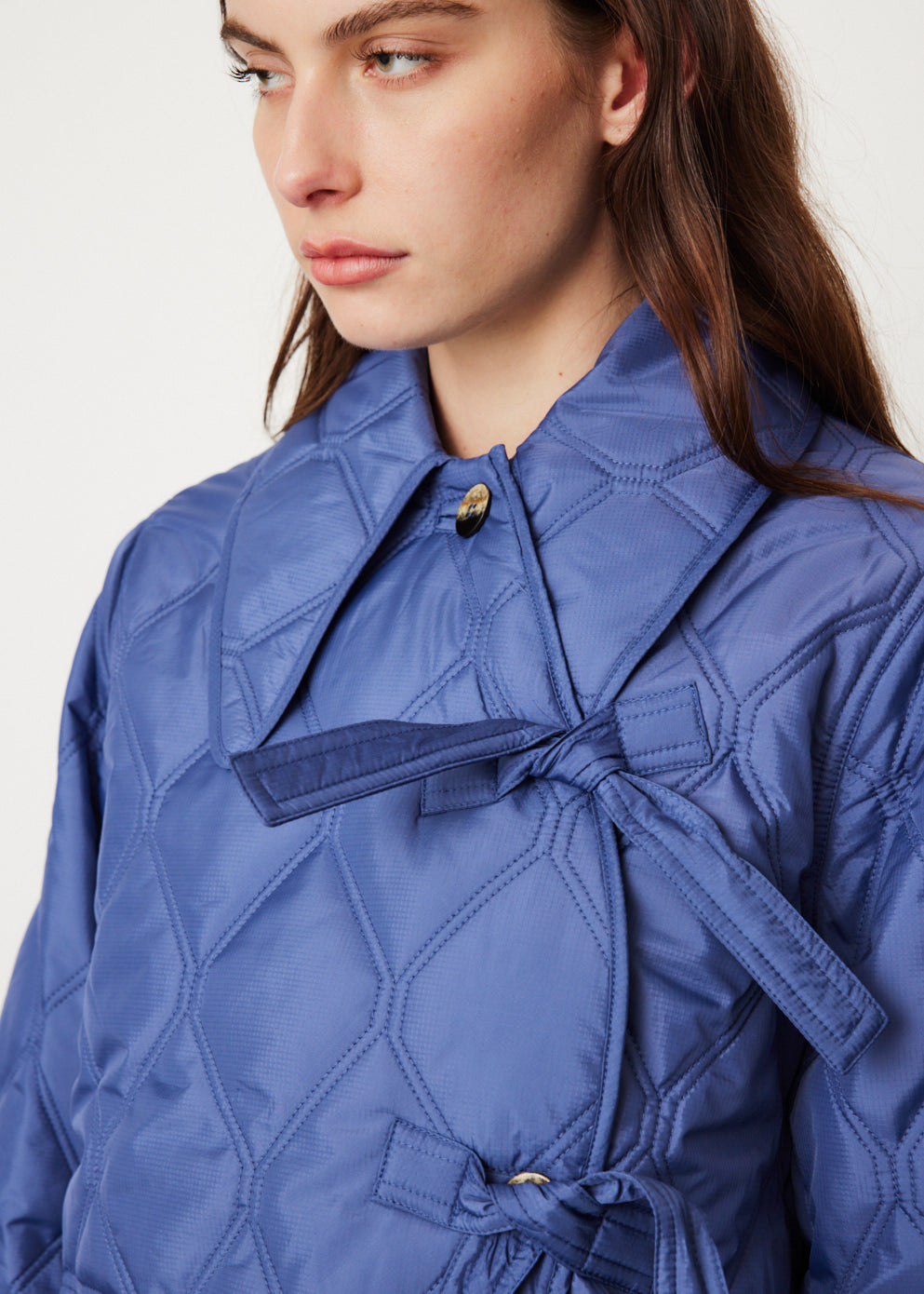 Ripstop Quilt Asymmetric Jacket
