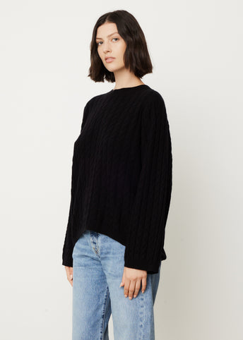 Cashmere Cable Knit Sweater