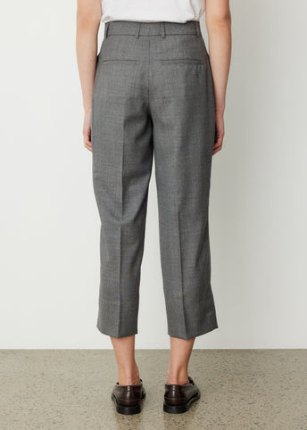 Wide Carrot Fit Trousers