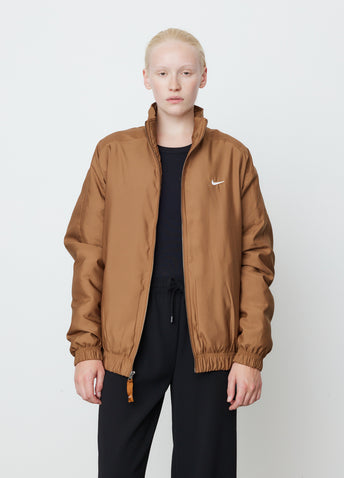 Solo Swoosh Satin Bomber Jacket