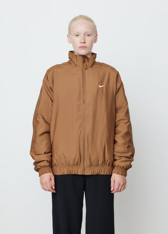 Solo Swoosh Satin Bomber Jacket