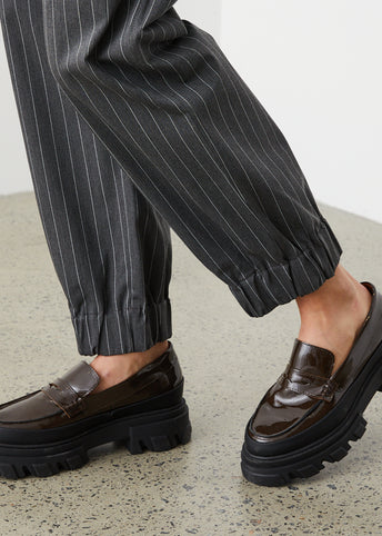 Patent Chunky Loafers