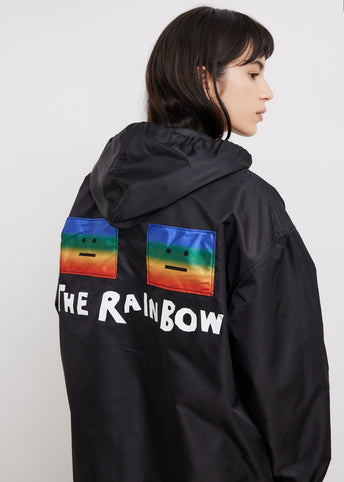 Topshop rainbow hotsell coat