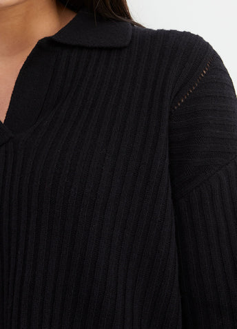 Maxine Ribbed Polo