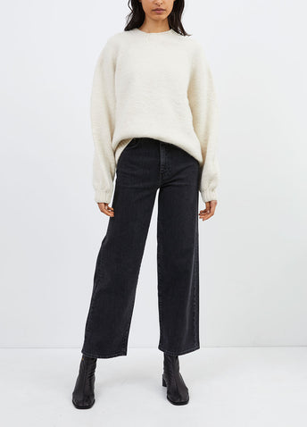 Broken Raglan Knit Sweater
