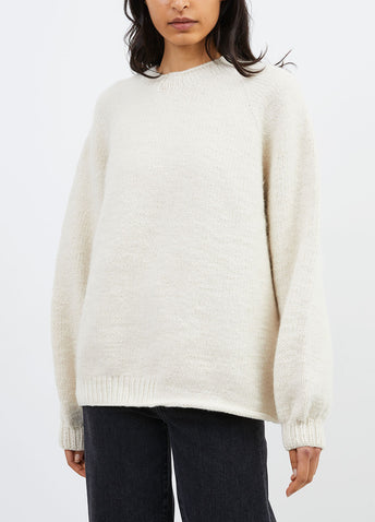 Broken Raglan Knit Sweater