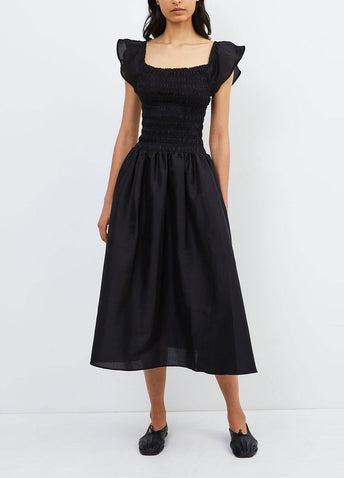 Tea Length Smock Dress
