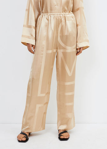 Monogram Silk Pyjama Pants