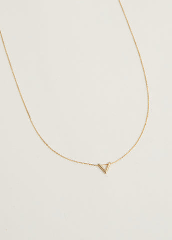 Triangle Thread Necklace