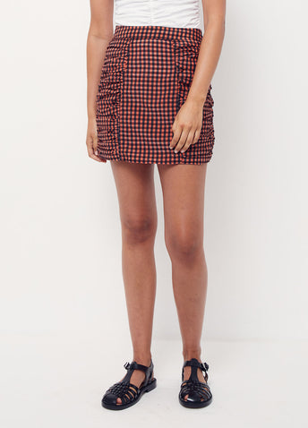Seersucker Skirt