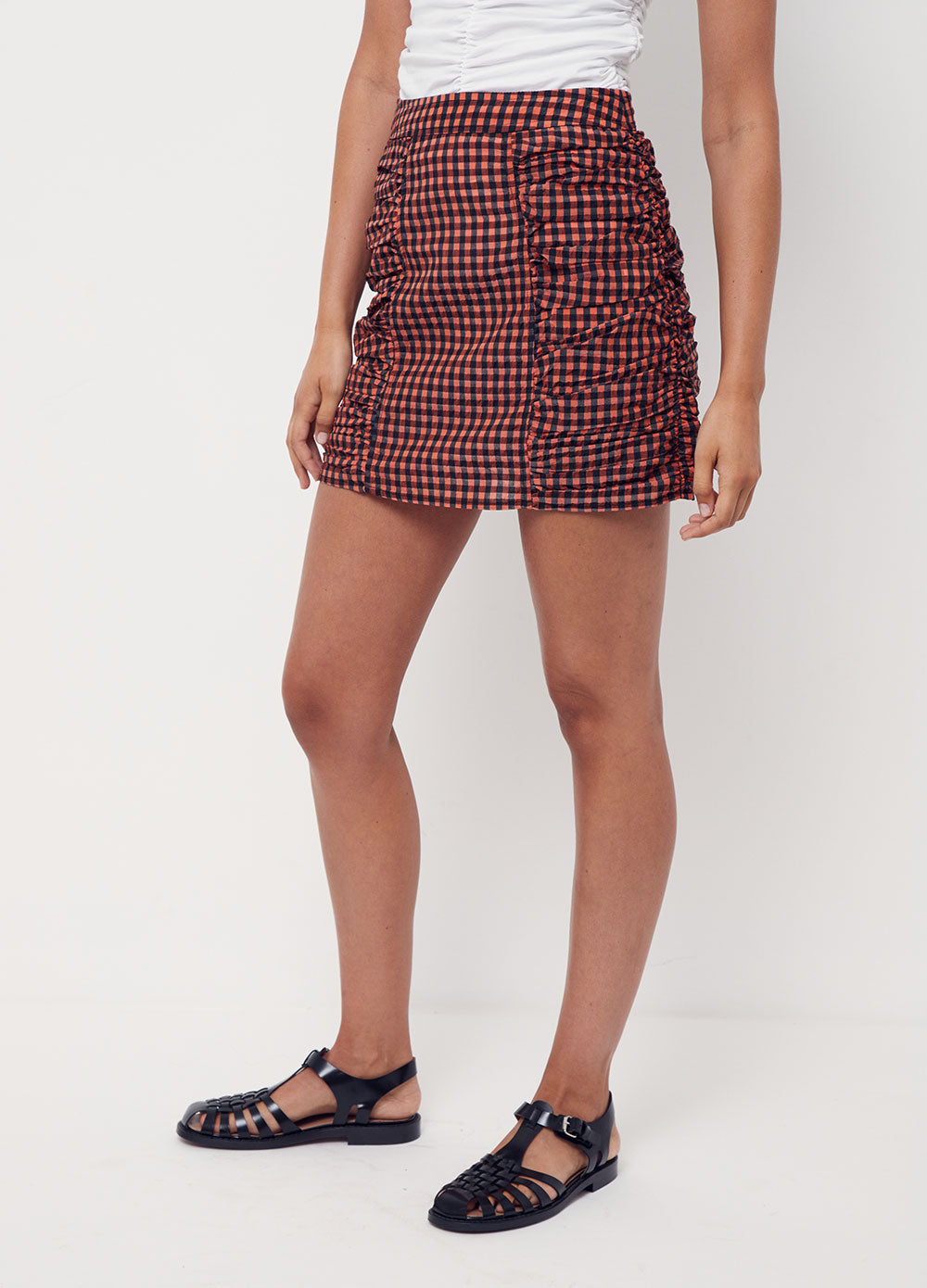 Seersucker Skirt