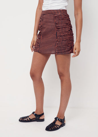 Seersucker Skirt