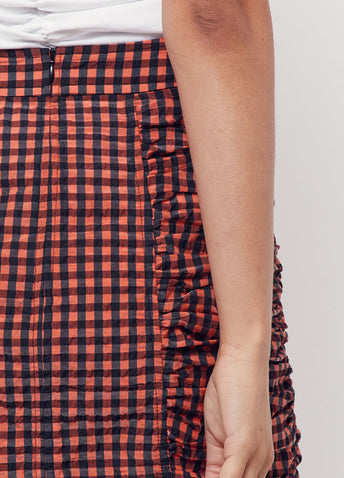 Seersucker Skirt