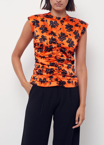 Satin Fitted Top