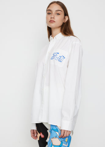 x Run Hany Chest And Back Embroidery Shirt