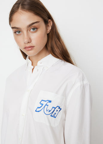 x Run Hany Chest And Back Embroidery Shirt